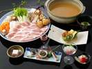 ■お美姫鍋■ほんのり香たつ日本酒の香り、阿波ポークと冬野菜。寒い冬にあったかい鍋料理です。