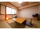 石風呂付客室母屋1階【りんどう】8畳一間