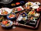 【季節の創作会席(スタンダード)】は山陰の旬の味覚が満載♪♪こちらは秋の一例でございます。