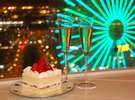 12月限定ショートケーキ&スパークリングワイン