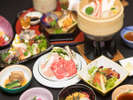 岩手県産牛と八幡平産杜仲茶ポークの和食膳(イメージ)