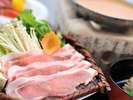 上州赤城ポークときのこの「きのこ鍋白味噌仕立て会席」