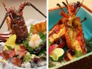 【炭火会席】デラックス 3大グルメの伊勢海老は刺身か鬼殻焼から(チョイスは大人のみ)