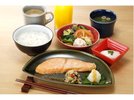 【朝食】ごはんがススム焼き魚朝食 3階 和ごはんとカフェ「Chawan」7時~10時(ラストイン9時30分)
