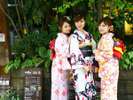 お洒落着物に着替えて博多の街を散策♪