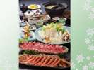 カニ&但馬牛のしゃぶしゃぶ2色鍋 料理イメージ