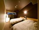 洋室ツインルーム バス無しトイレ付