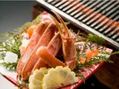 香ばしくて身が甘い焼きガニ(1人前)