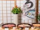 お寿司コーナー:境港水揚げのマグロがおすすめです。