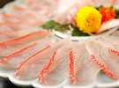 金目鯛と地魚の薄造り※2-3名盛りのイメージ※実際は1名様につき1皿の個人盛り