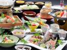 オリーブ豚の陶板焼&地魚姿造り&小豆島手延べそうめん等【2018年スタンダード会席】(4/1~)