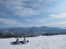 スキー場の上から眺める妙高市は最高!!