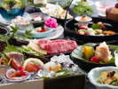【夏料理(一例)】熱い物は熱いうちに、冷たい物は冷たいうちにお召し上がりくださいませ。