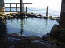 青い海がきれい(温泉露天風呂)大浴場