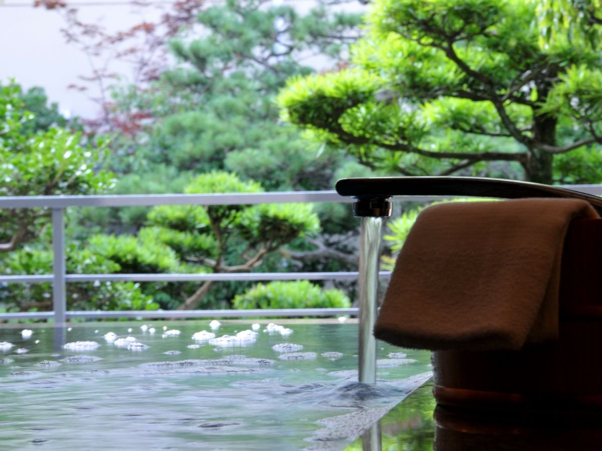 貸切の湯(源泉掛け流しの湯です)