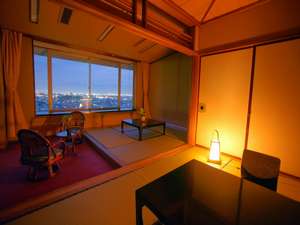 甲府の夜景を独占する温泉　11種類のお風呂　　ホテル神の湯温泉：写真