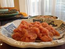 福岡と言えば明太子!!!朝からご飯が進みます♪