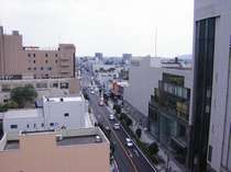 ツインルームは全部屋７階南向きでございますので栃木市内を一望できます。
