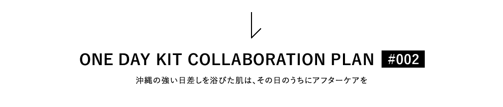 ONE DAY KIT COLLABORATION PLAN@002@̋𗁂т́A̓̂ɃAt^[PA