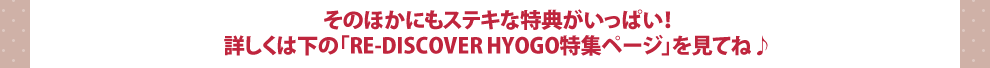 ̂قɂXeLȓTςIڂ͉́uRE-DISCOVER HYOGOWy[WvĂˁ