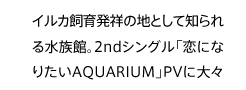 CJ甭˂̒nƂĒm鐅فB2ndVOuɂȂ肽AQUARIUMvPVɑXIɓoB