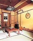 客室は弥彦神社の御神木使用、宮大工の作品