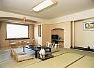 ▲ アウトバス和室海側 お部屋にお風呂はついてませんが、14畳以上のサイズなので大家族に人気♪