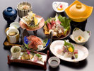 【おまかせ御膳】日本海の海の幸を盛り込んだお料理の数々(お献立一例)