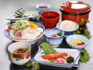 #日替り朝食。新潟のおふくろの味を楽しんでください。