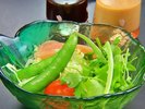 ★朝食　サラダ。6月上旬からは嬬恋キャベツを使用しています。
