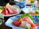 ＜漁火コース＞新鮮なお造りは絶品です。