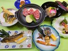 【基本会席】『お造り』や『国産牛の陶板焼き』など山海の幸をご堪能下さい