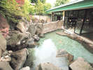 *源泉100％！庭園の景観が豊かな露天風呂