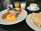 【朝食】洋食のワンプレートモーニング