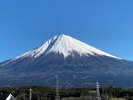 大広間から撮った富士山