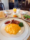 洋食朝食スクランブルエッグ