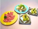 肉料理と季節の天ぷら付プラン！