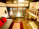 ・【みつ葉】畳敷きの2段ベッドとソファーベッドのお部屋