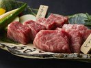 【近江牛　極み会席】ザブトン・トモサンカク希少部位食べ比べ