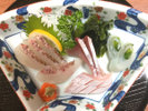 【夕食一例】お刺身はもちろん新鮮！旬のお魚をご堪能下さい♪