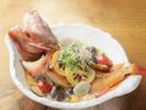 【夕食／特選会席】極上出汁と日本酒で仕上げる　旬魚の和製アクアパッツァ　※イメージ