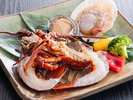 豪華海鮮焼き（活〆鮑・ホタテ・ミナミイセエビ）※イメージ