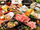 【季節の地獄会席】九州の新鮮な食材を贅沢に使用(一例)