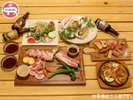京丹波高原豚BBQ　5,000円コース　※写真は二人前です。