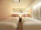 【スタンダードツイン】機能的且つスタイリッシュなお部屋