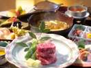 上州和牛メインのたちばな膳※料理画像は調理例です。季節により内容の変わる場合もあります。
