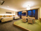 【和洋室】明るく清潔感のあるお部屋。ホテルで最も広い特別室でゆっくりとした滞在を♪