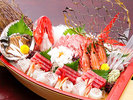 ・【料理一例】新鮮な海の幸をお刺身で召し上がり下さい！