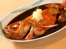 伊豆下田と言えば！金目鯛の煮付け　甘辛いタレがご飯によく合います