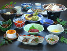 スタンダートプラン。山菜料理、会津の郷土料理など　自慢の逸品をご提供致します
